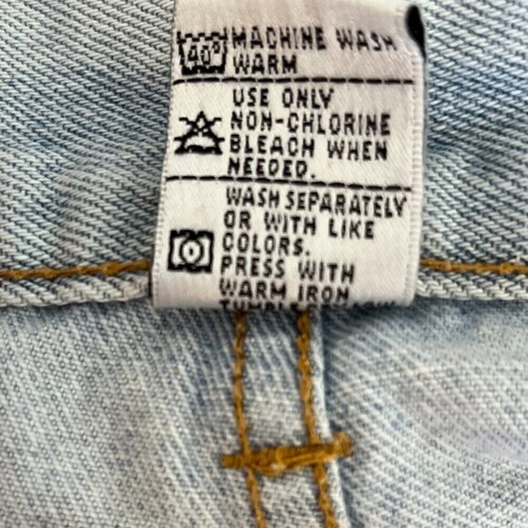 Y2K PS Gitano 90's Vintage High-Rise Mom Jean Shorts Sz 18 - Picture 9 of 9